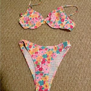Women’s floral print bikini
